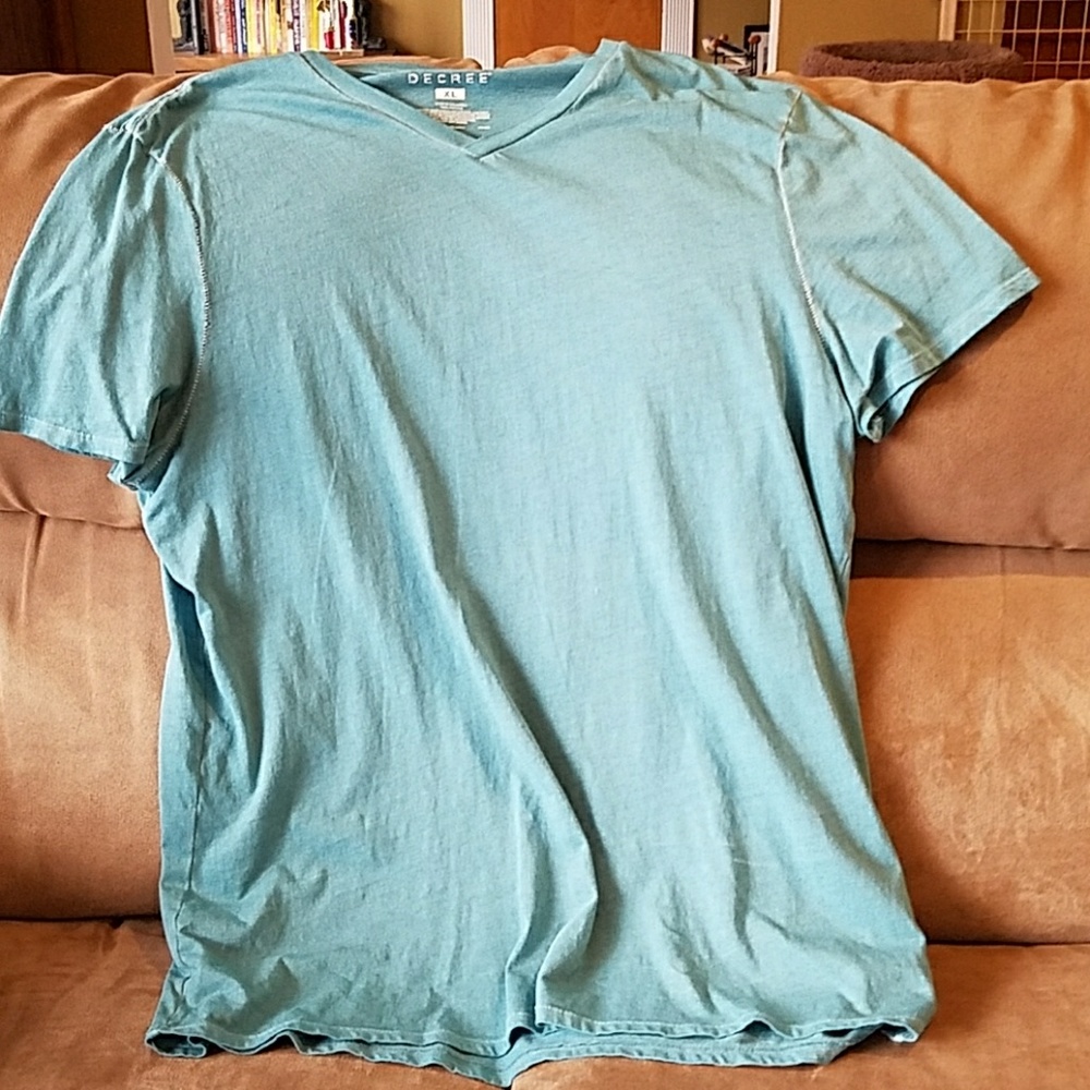 Seafoam Green V neck